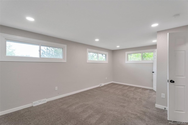 8280 Auburn Ln, Westminster, CO 80031 - below grade area with carpet flooring and recessed lighting