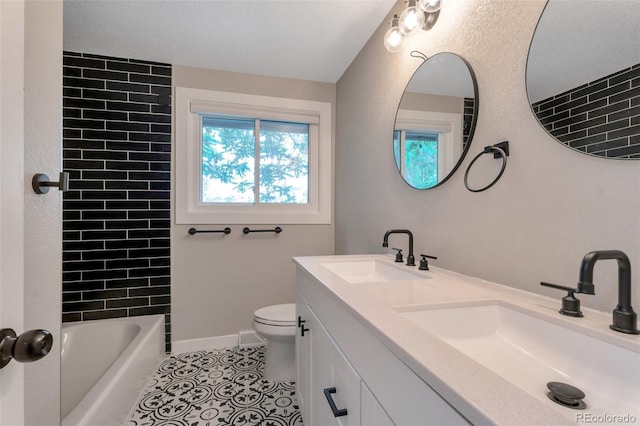 8280 Auburn Ln, Westminster, CO 80031 - bathroom with double vanity and tile patterned flooring