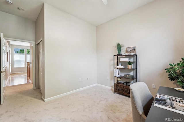 2870 W Riverwalk Cir Unit B, Littleton, CO 80123 - office area featuring light colored carpet
