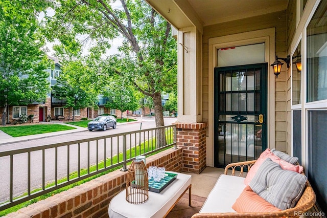 2870 W Riverwalk Cir Unit B, Littleton, CO 80123 - view of covered porch