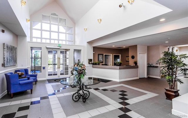2870 W Riverwalk Cir Unit B, Littleton, CO 80123 - community lobby with recessed lighting and a high ceiling