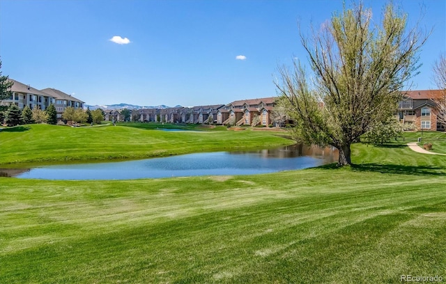 2870 W Riverwalk Cir Unit B, Littleton, CO 80123 - water view featuring nearby suburban area and a local golf course