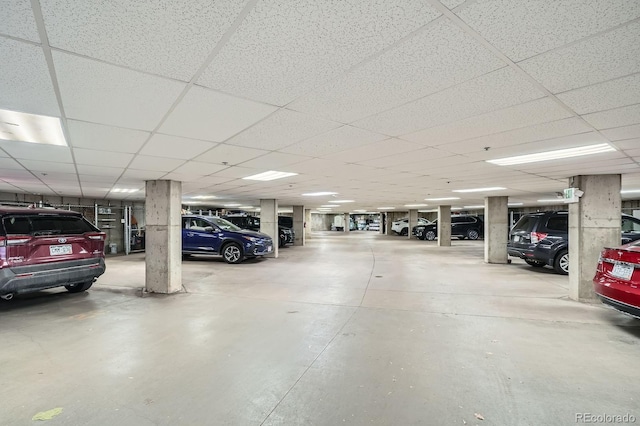view of parking deck