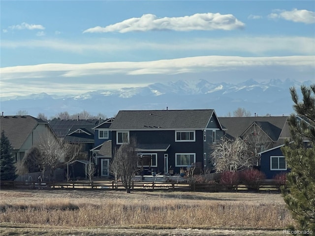 view of rear view of house