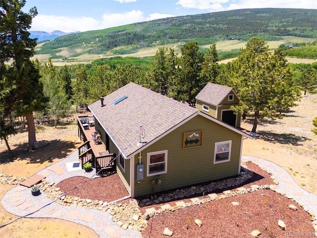 1040 Sheep Ridge Rd, Fairplay, CO 80440 - aerial view of property and surrounding area with mountains
