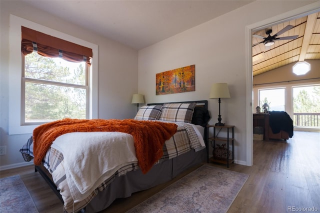 1040 Sheep Ridge Rd, Fairplay, CO 80440 - bedroom with wood finished floors and baseboards