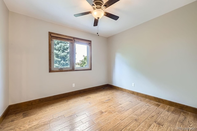 16247 E Belleview Pl, Centennial, CO 80015 - unfurnished room featuring light wood-style floors and ceiling fan
