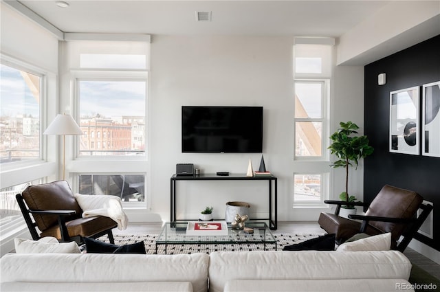 2880 Zuni St Unit 404, Denver, CO 80211 - living room featuring wood finished floors