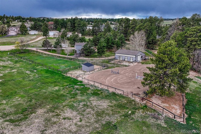 drone / aerial view