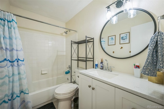 2695 Woodrose Pl, Highlands Ranch, CO 80129 - full bathroom featuring shower / bath combo and vanity