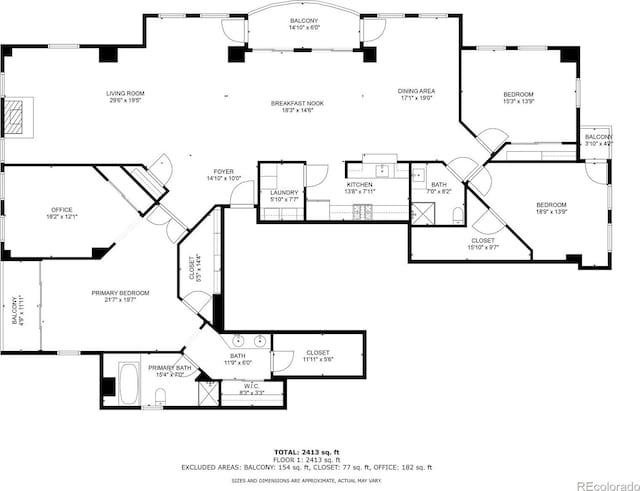 475 W 12th Ave Unit 9A, Denver, CO 80204 - floor plan / room layout