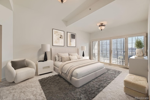 475 W 12th Ave Unit 9A, Denver, CO 80204 - carpeted bedroom featuring access to exterior and multiple windows