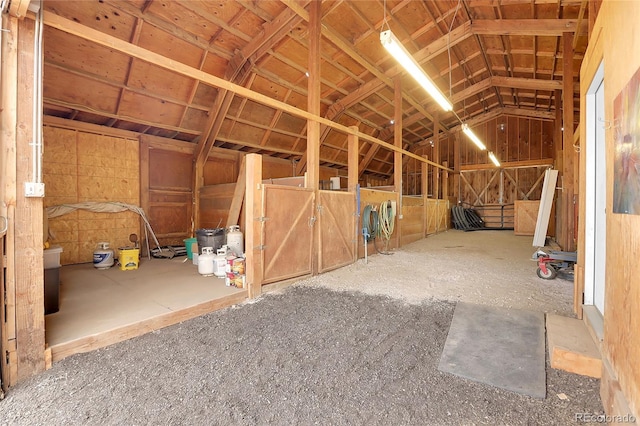 view of stable