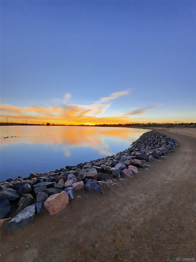 property view of water