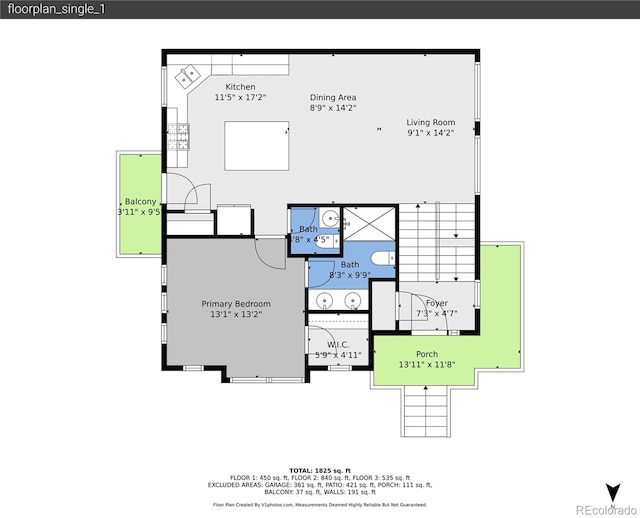 240 S Oak Hill St, Aurora, CO 80018 - floor plan / room layout