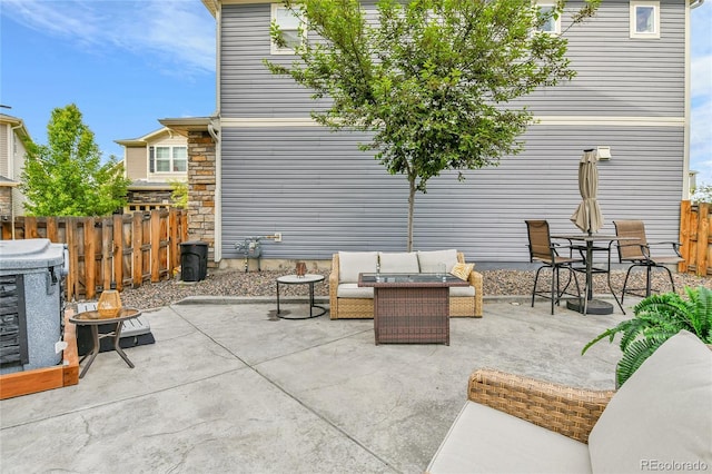 240 S Oak Hill St, Aurora, CO 80018 - view of patio with an outdoor living space
