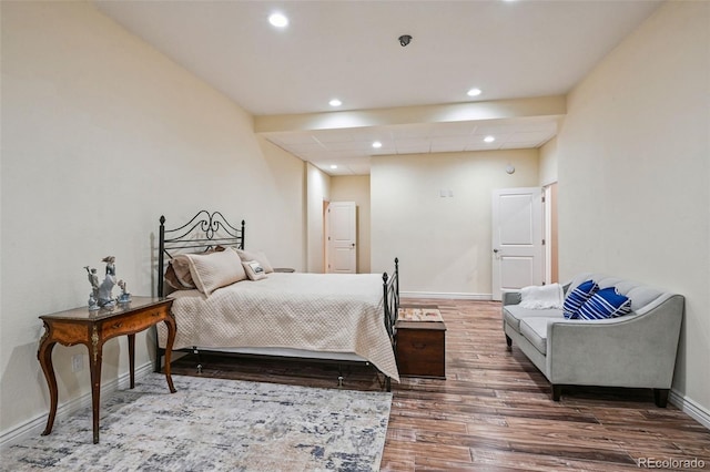 12121 Bryant St, Westminster, CO 80234 - bedroom with wood finished floors and recessed lighting