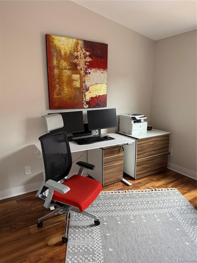 8747 Mesquite Row, Lone Tree, CO 80124 - office space with light wood-style flooring and baseboards
