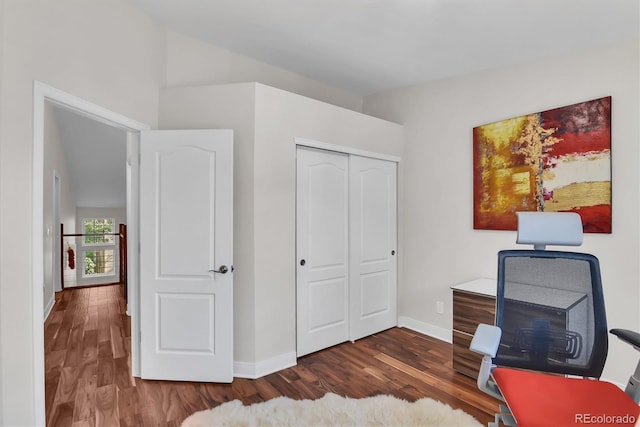 8747 Mesquite Row, Lone Tree, CO 80124 - office space featuring wood finished floors and baseboards