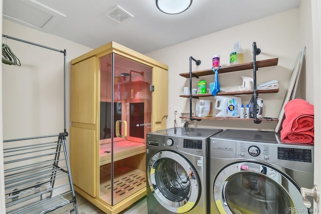 8747 Mesquite Row, Lone Tree, CO 80124 - laundry area with washer and clothes dryer