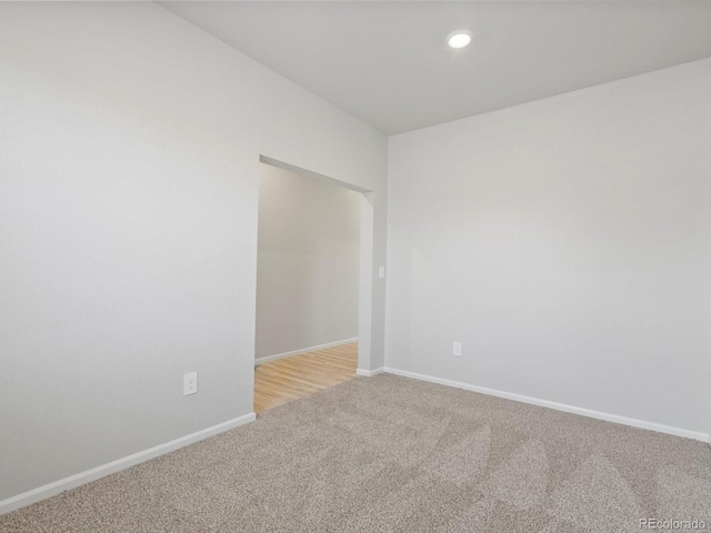 1134 Thunder Pass Rd, Severance, CO 80550 - spare room featuring light colored carpet and recessed lighting