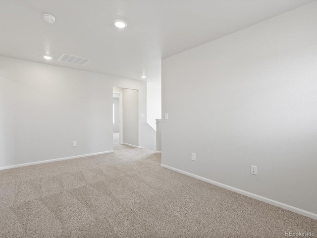 1134 Thunder Pass Rd, Severance, CO 80550 - spare room featuring light colored carpet and recessed lighting
