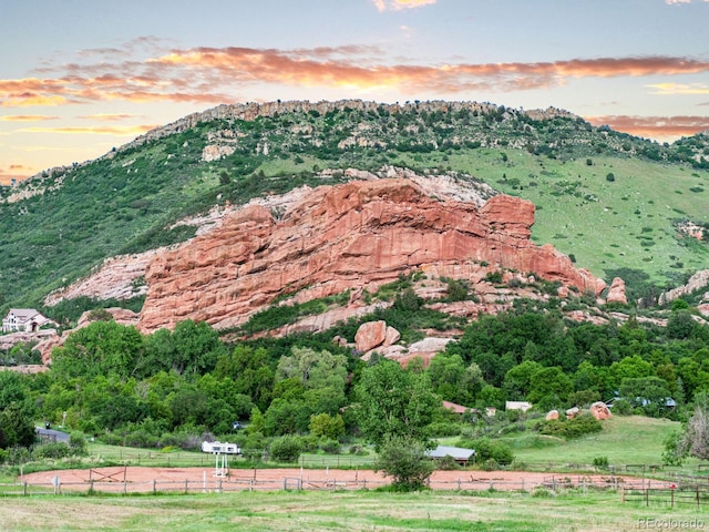 12947 Lazy Dog Ln, Littleton, CO 80127 - view of mountain backdrop featuring rural landscape