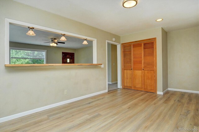 620 James Pl, Buena Vista, CO 81211 - unfurnished bedroom with wood finished floors and a closet