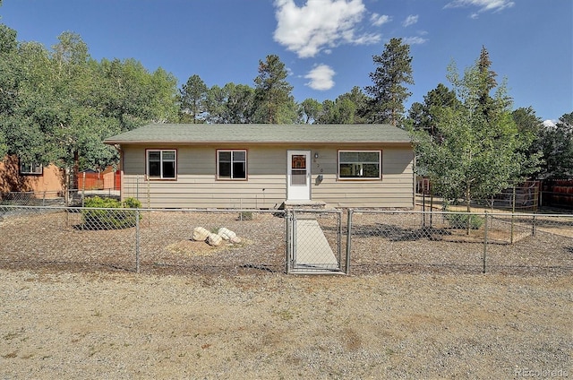 620 James Pl, Buena Vista, CO 81211 - view of front facade with a gate