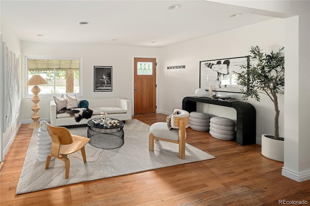 2680 S Garfield Cir, Denver, CO 80210 - living room featuring light wood-style floors and recessed lighting