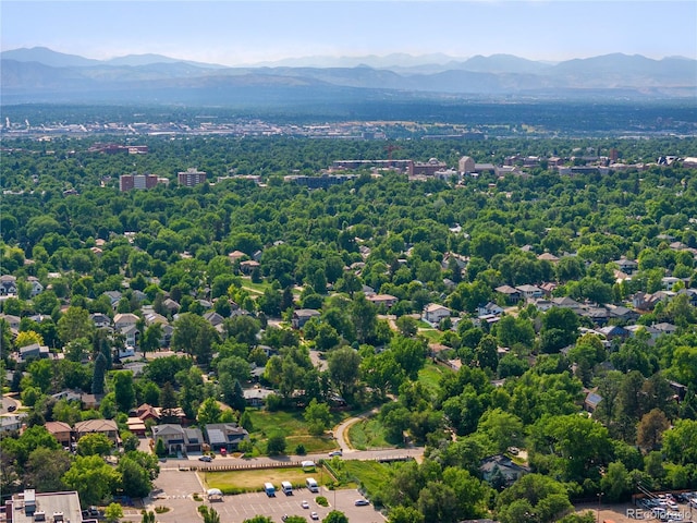 2680 S Garfield Cir, Denver, CO 80210 - bird's eye view of mountains