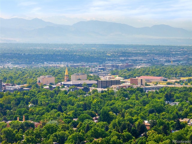 2680 S Garfield Cir, Denver, CO 80210 - drone / aerial view of a mountainous background