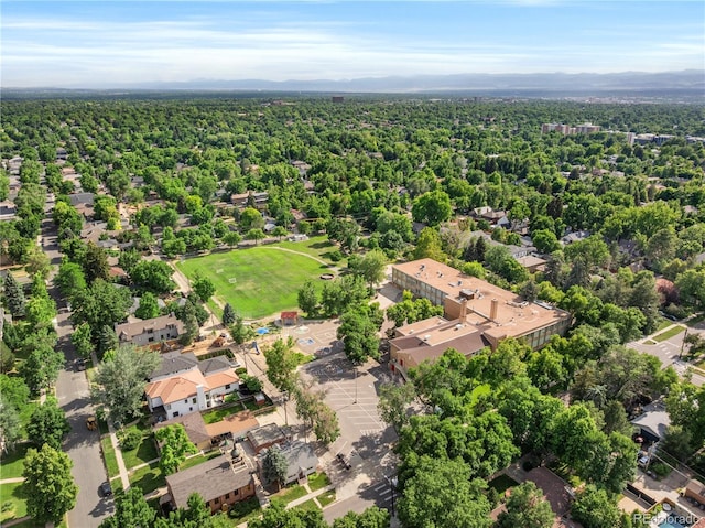 2680 S Garfield Cir, Denver, CO 80210 - drone / aerial view of a heavily wooded area
