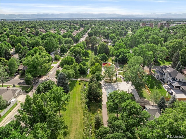 2680 S Garfield Cir, Denver, CO 80210 - drone / aerial view of a mountainous background