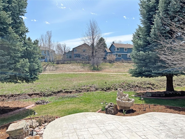27 Buckthorn Dr, Littleton, CO 80127 - view of yard featuring a patio area and fence