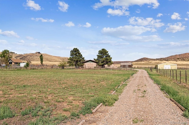 5300 Norwood Ave, Loveland, CO 80538 - view of yard with a view of rural / pastoral area and a mountain view