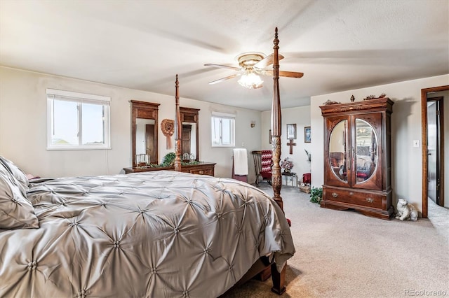 5300 Norwood Ave, Loveland, CO 80538 - carpeted bedroom featuring multiple windows and a ceiling fan