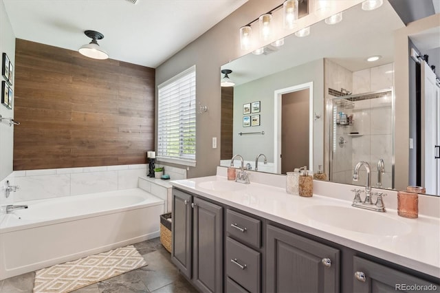 16662 W 61st Pl, Arvada, CO 80403 - full bath with a bath, a stall shower, and double vanity