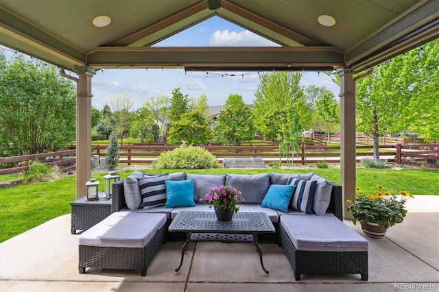 16662 W 61st Pl, Arvada, CO 80403 - view of patio with an outdoor living space