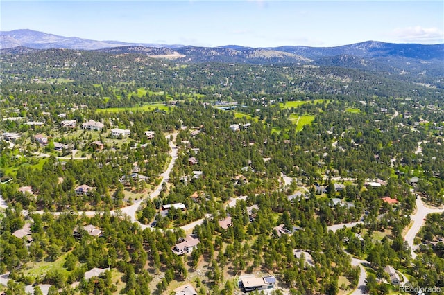 2907 Hiwan Dr, Evergreen, CO 80439 - aerial view of a mountainous background