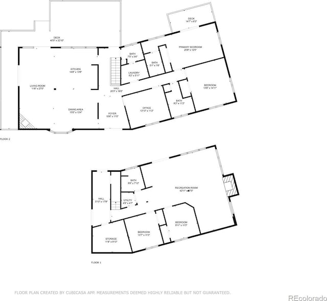 2907 Hiwan Dr, Evergreen, CO 80439 - property floor plan
