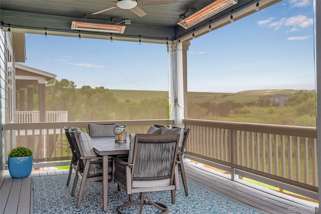 11817 Phoebe St, Parker, CO 80134 - deck with ceiling fan