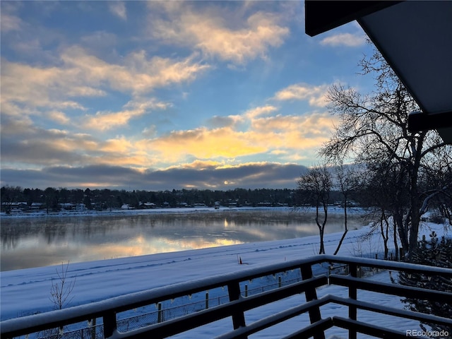 property view of water