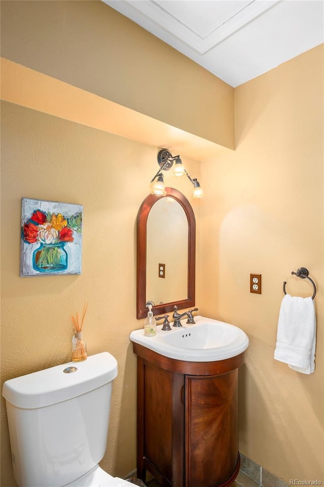 3982 Arbol Ct, Boulder, CO 80301 - bathroom with vanity and toilet
