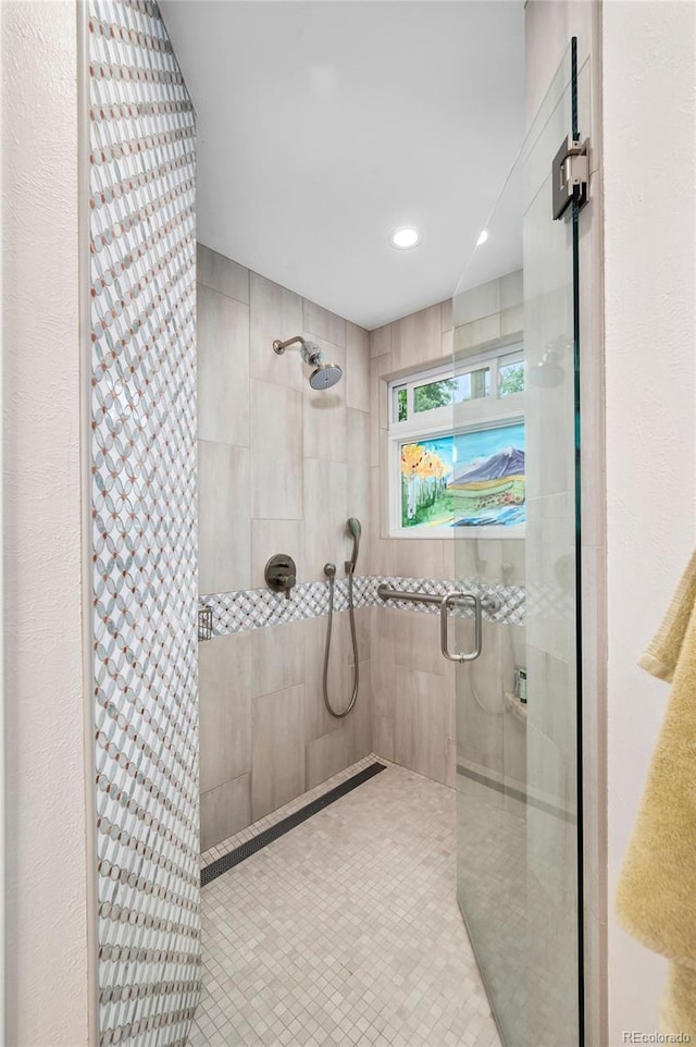 3982 Arbol Ct, Boulder, CO 80301 - full bathroom with a stall shower and tile patterned flooring