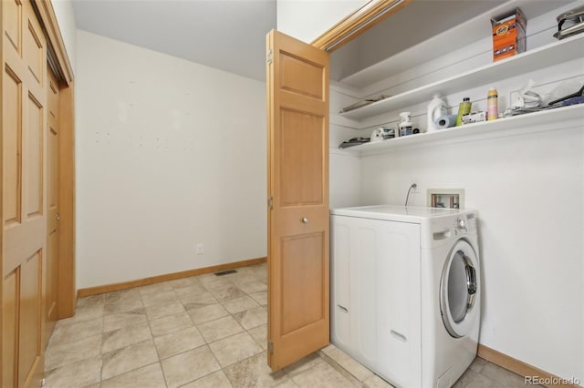 laundry area with washer / clothes dryer