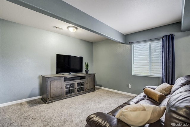 8060 Willowick Ct, Colorado Springs, CO 80925 - living area featuring carpet and baseboards