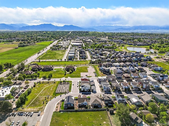 2004 Foxtail Ln Unit B, Lafayette, CO 80026 - aerial view of residential area featuring a water and mountain view