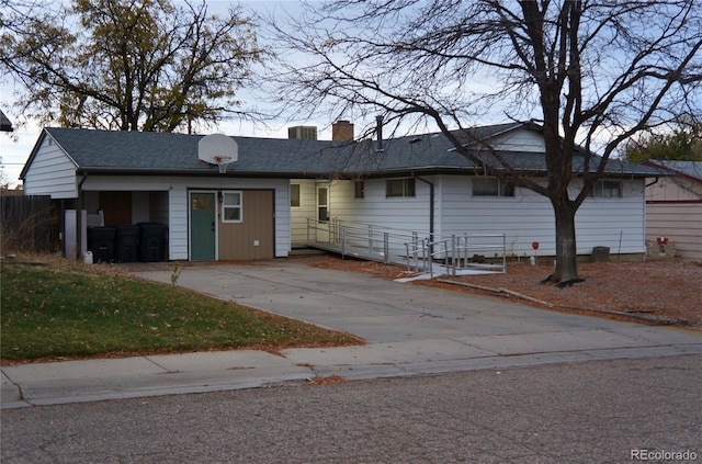 view of front of house