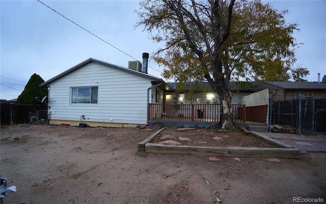 view of rear view of house